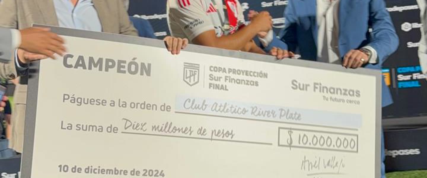 River, campeón de la Copa Proyección Sur Finanzas