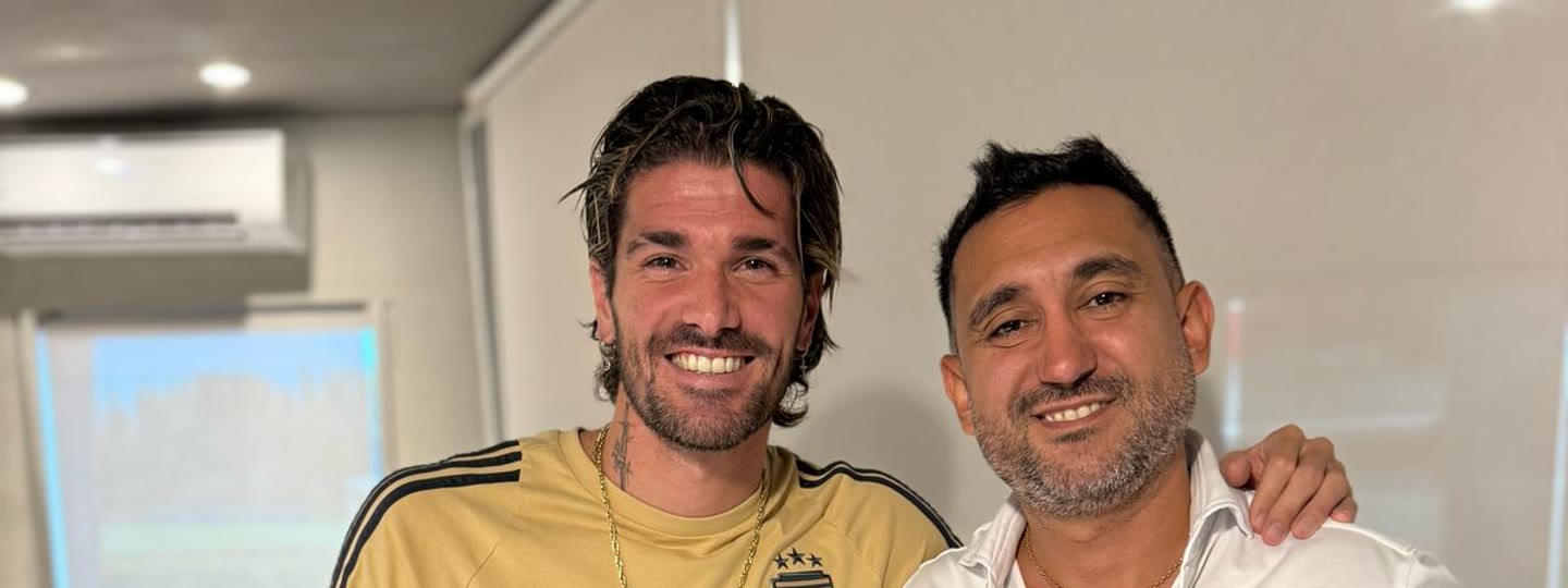 Ariel Vallejo en el predio de la Selección Argentina